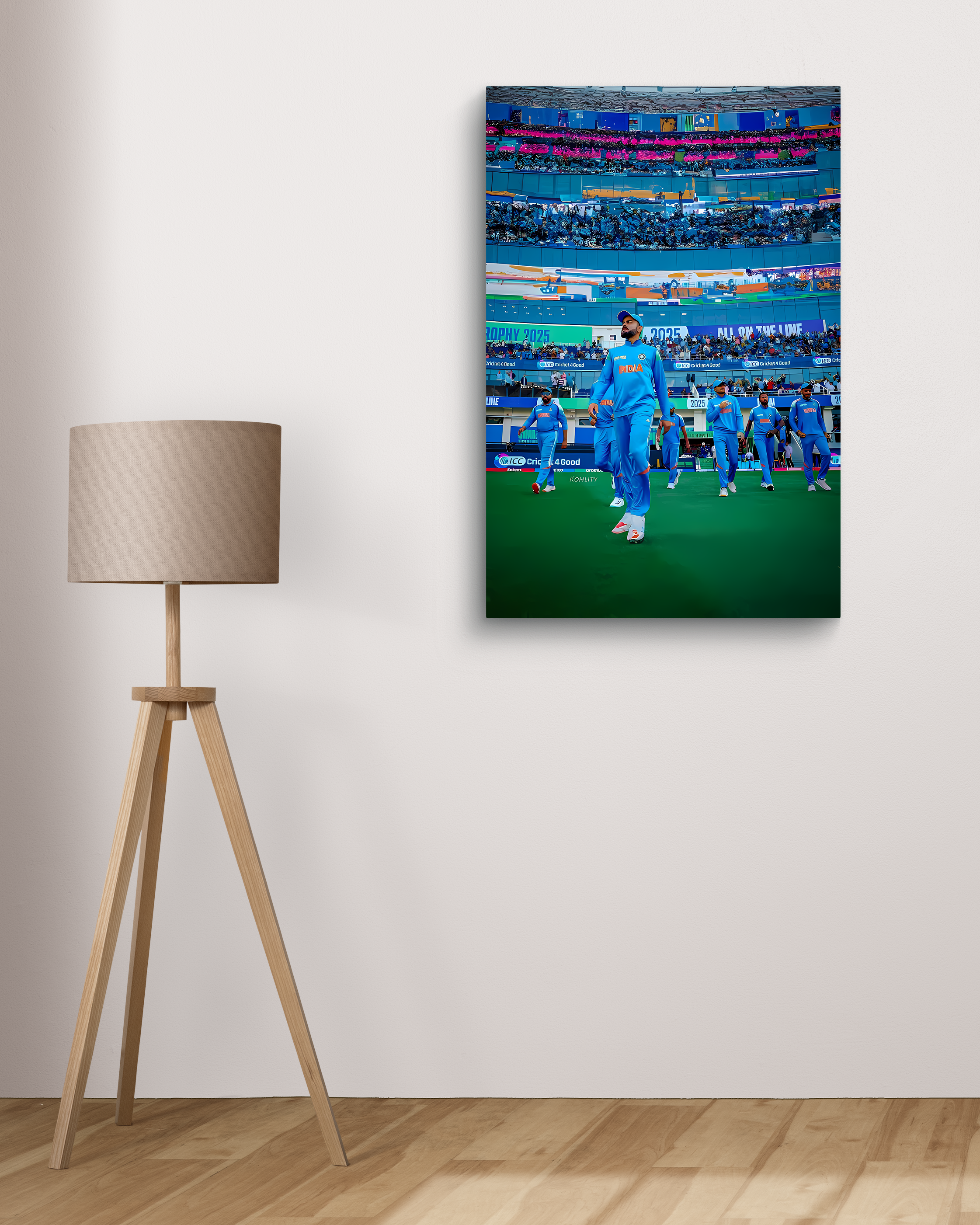 Team India : Virat Kohli Metal Poster