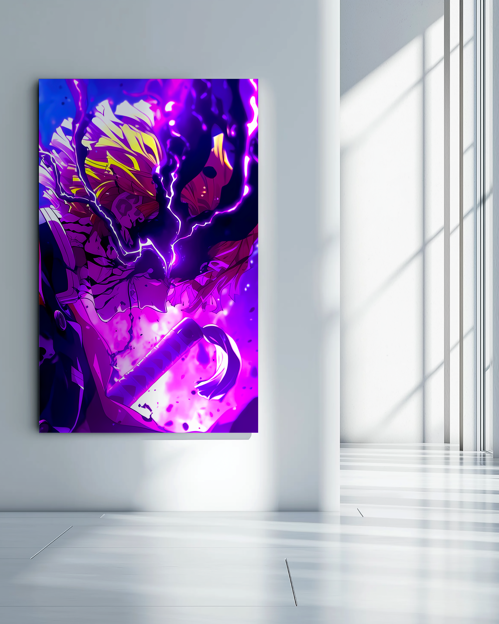 Zenitsu Agatsuma Metal Poster