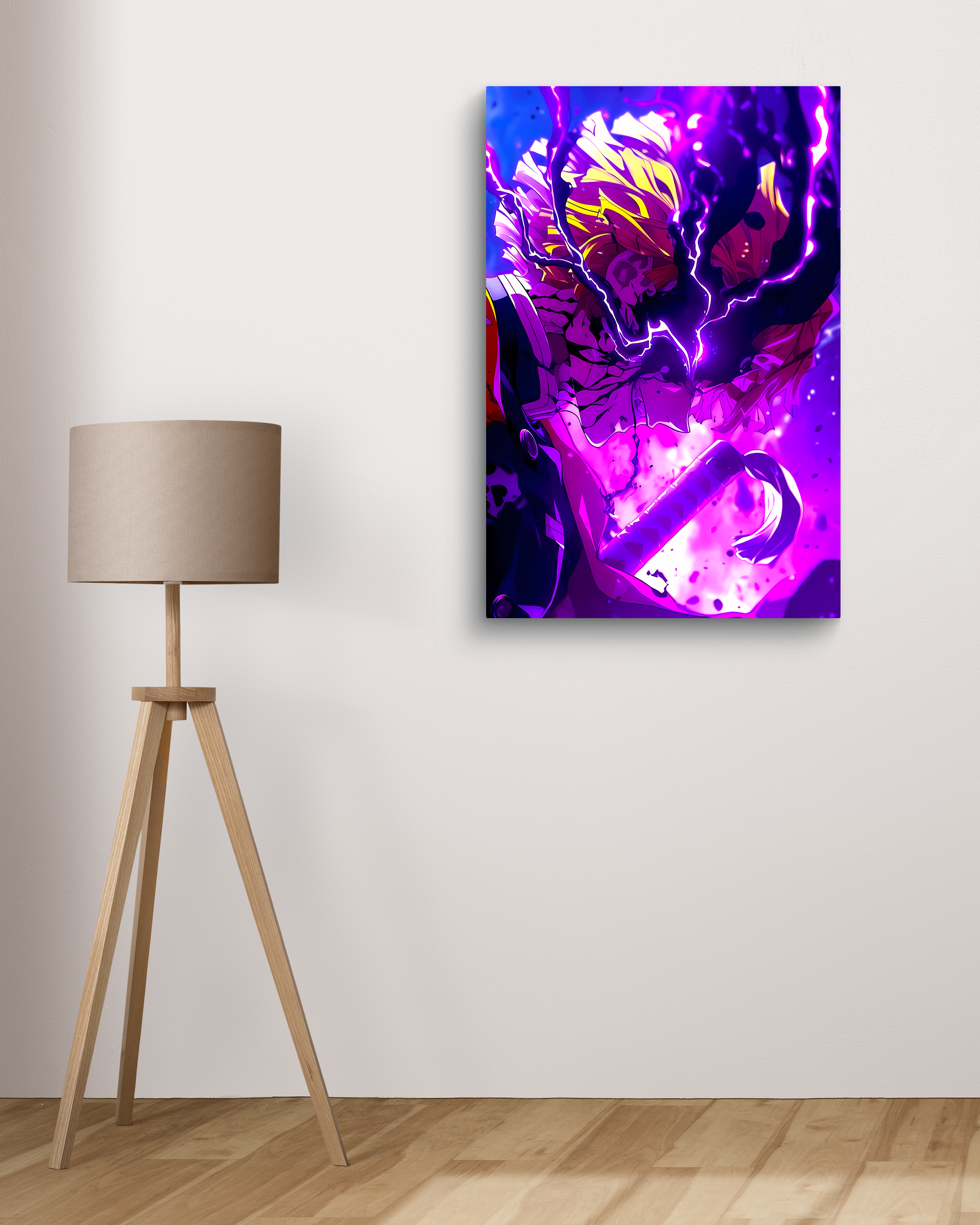 Zenitsu Agatsuma Metal Poster