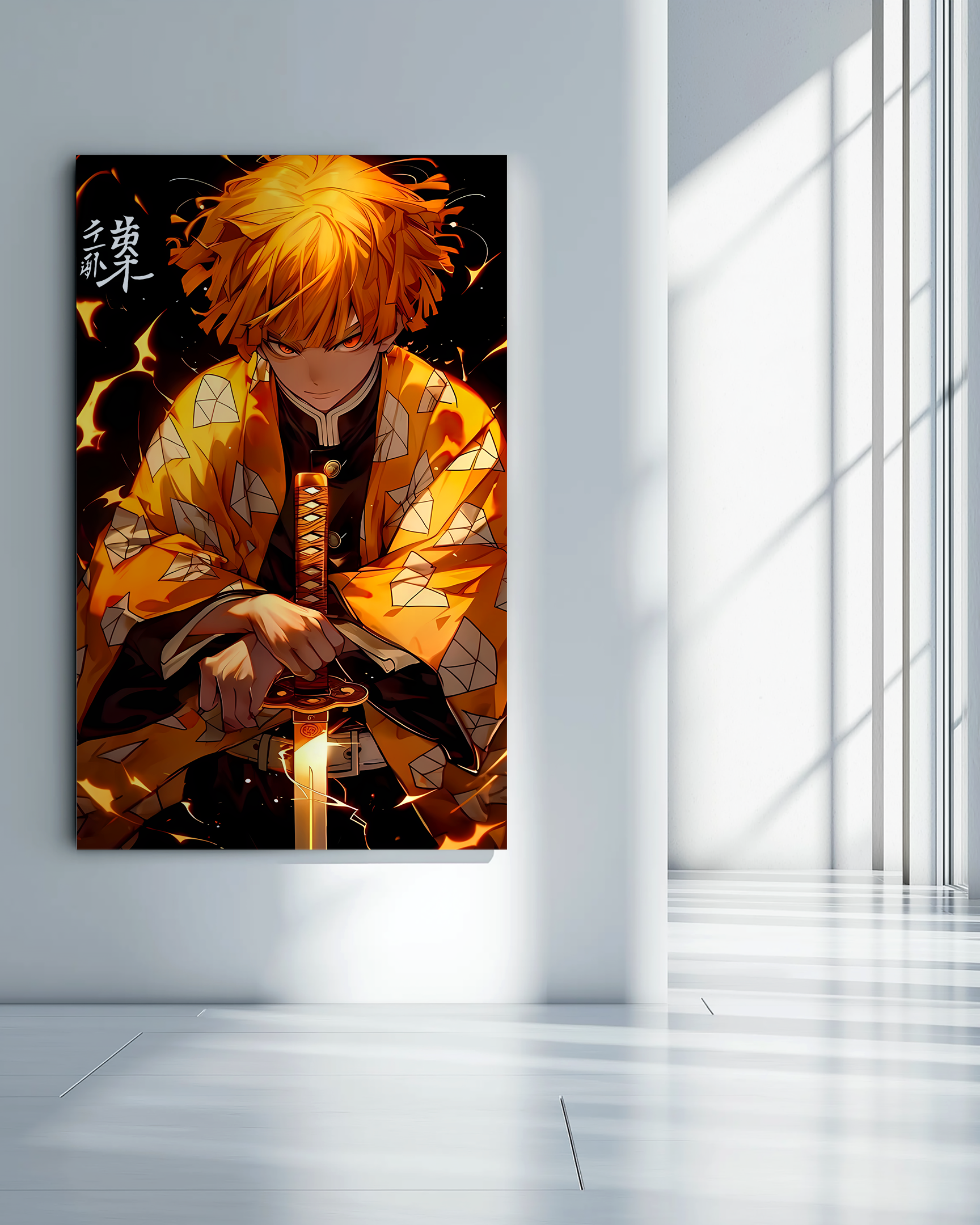 Zenitsu Anime Metal Poster