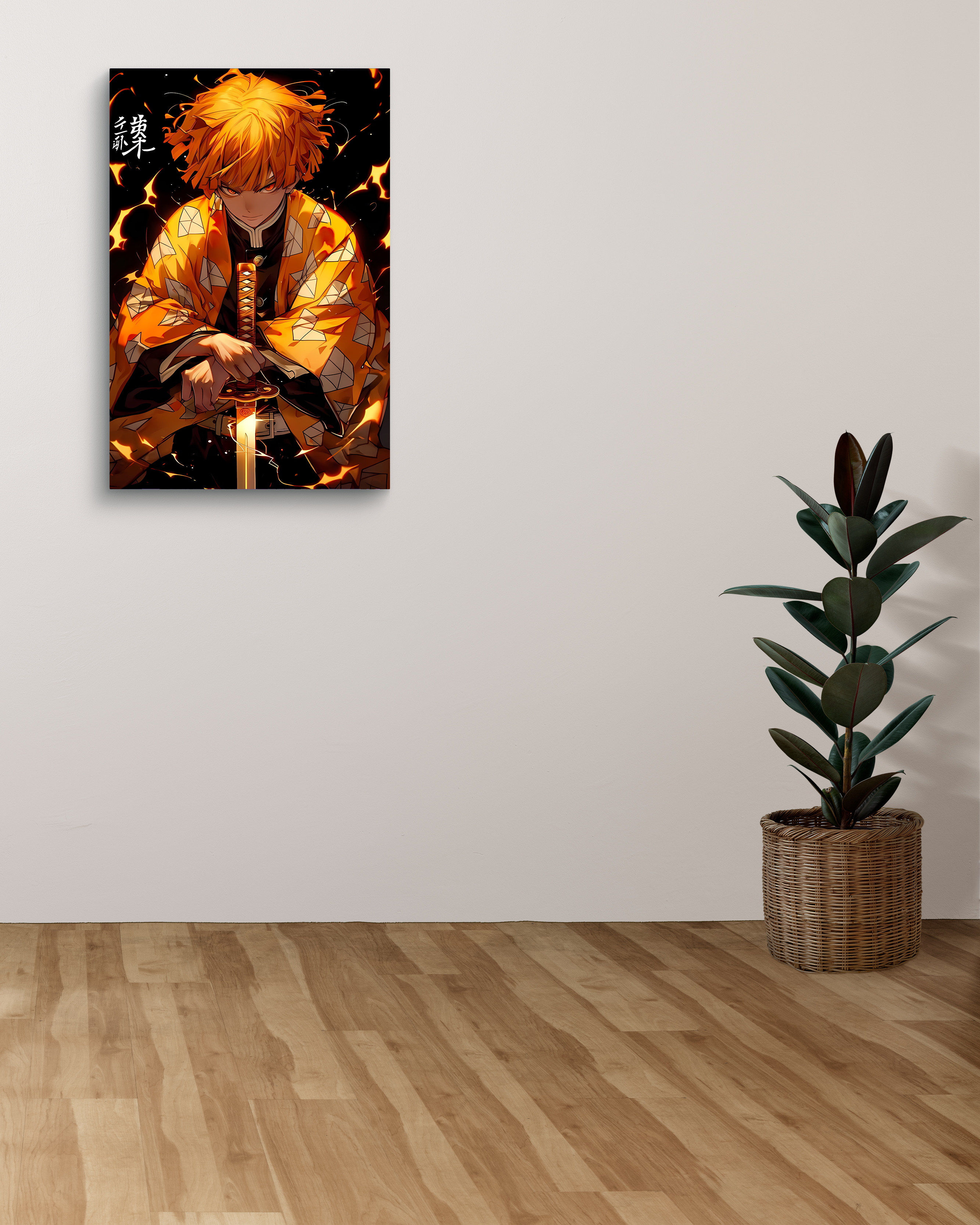 Zenitsu Anime Metal Poster