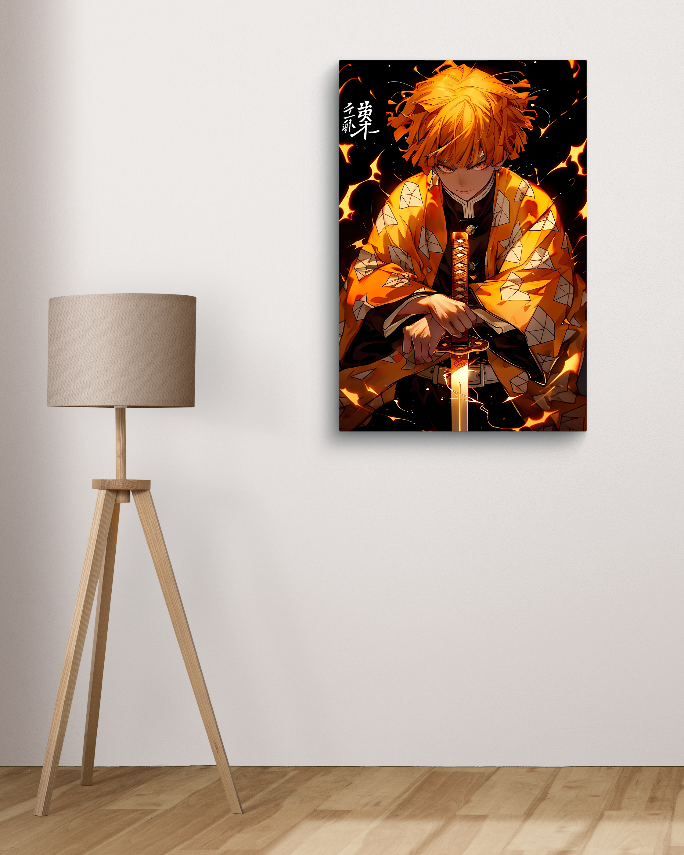 Zenitsu Anime Metal Poster