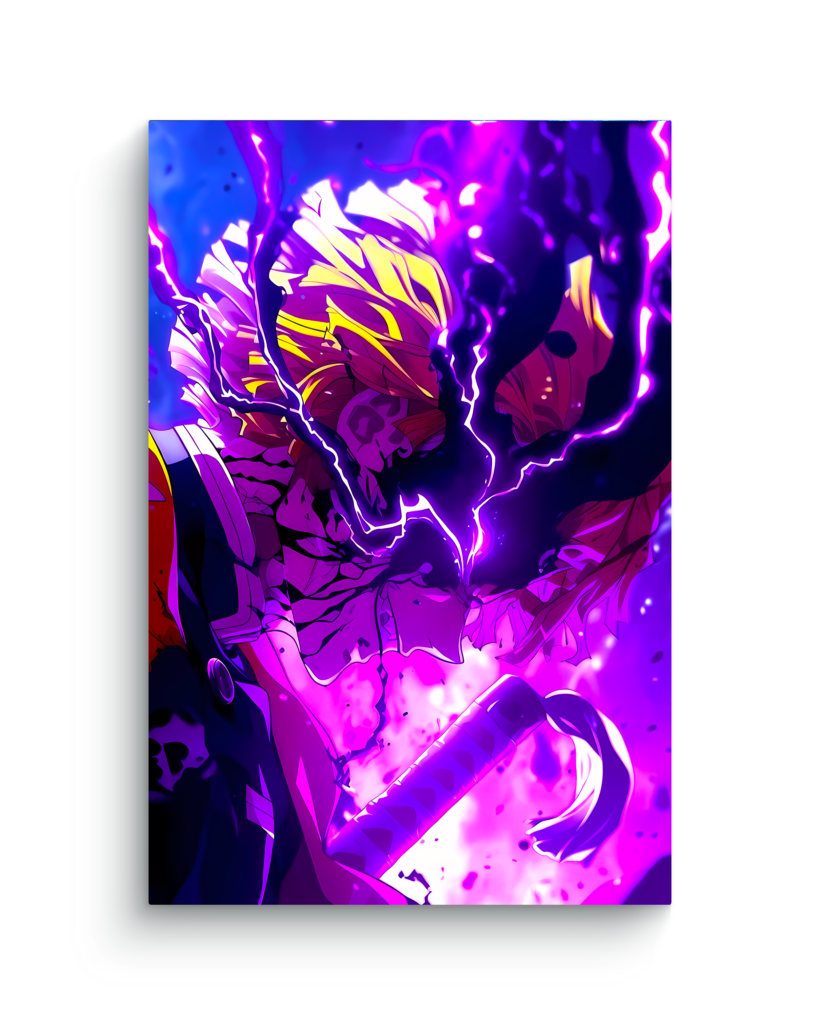Zenitsu Agatsuma Metal Poster