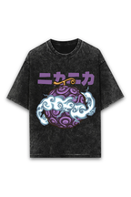 One Piece Acid Wash Oversized T-shirt