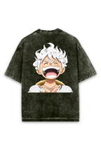 One Piece Acid Wash Oversized T-shirt