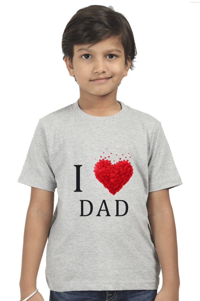 I Love Dad Boys Kids Tshirt
