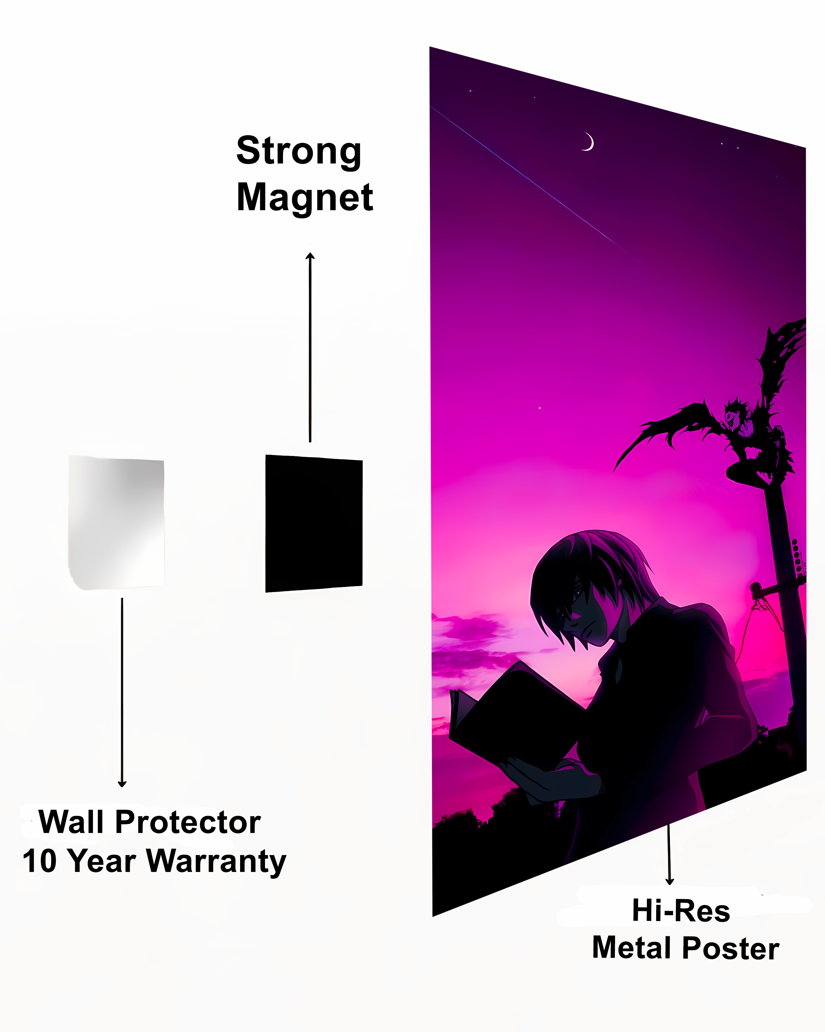 Death Note Metal Poster