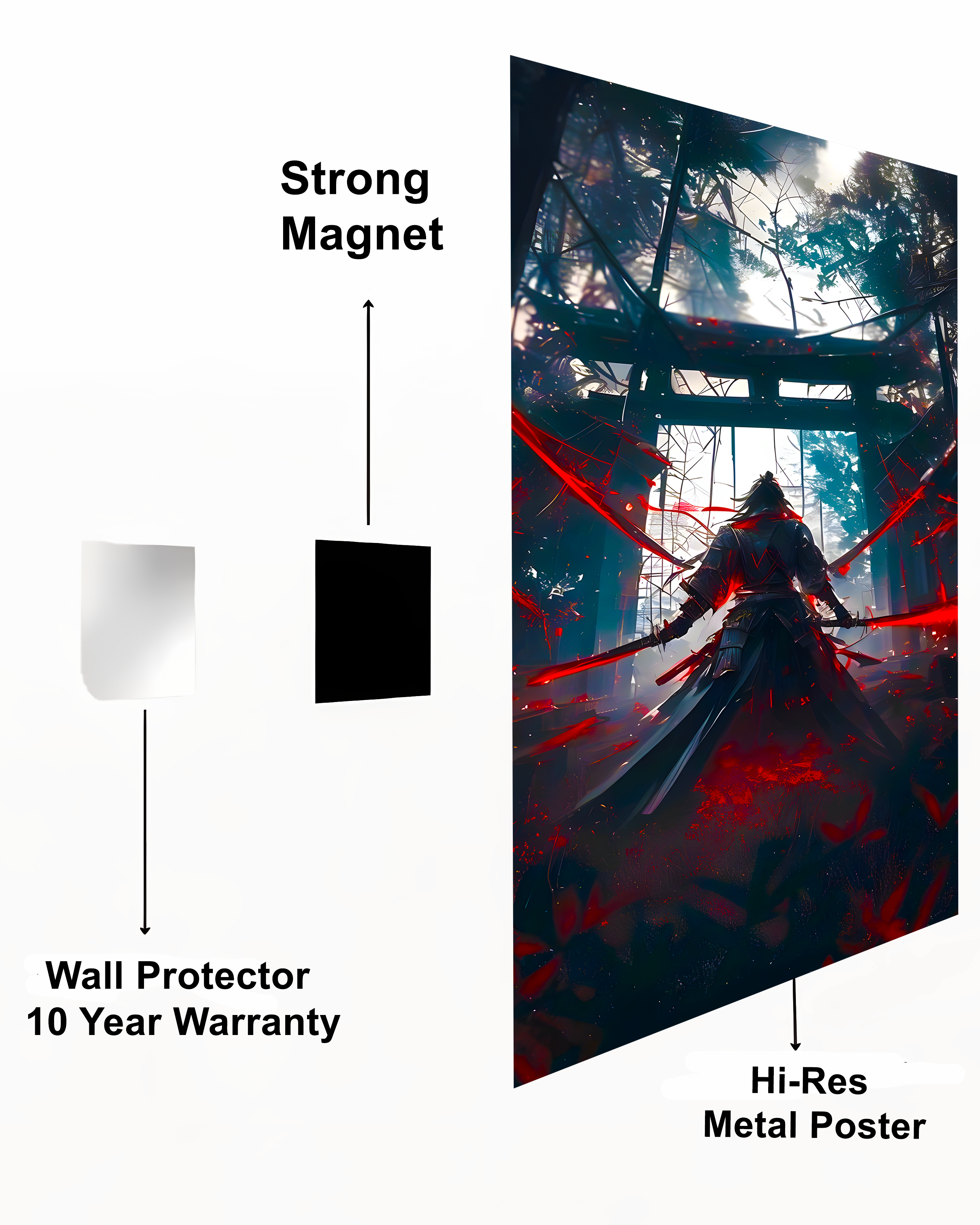 Samurai Metal Poster