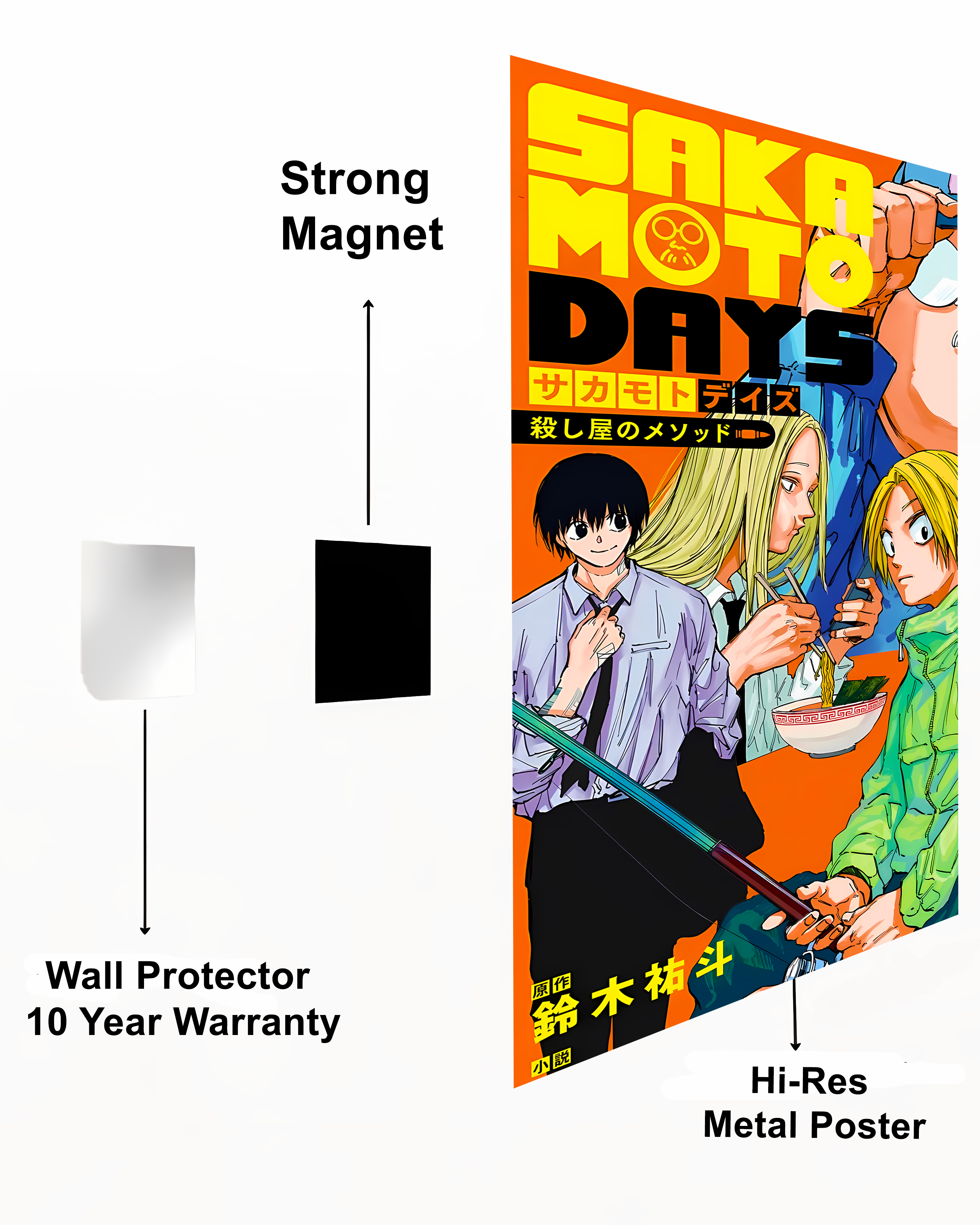 Sakamoto Days Metal Poster