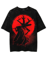Berserk Acid Wash Oversized T-shirt