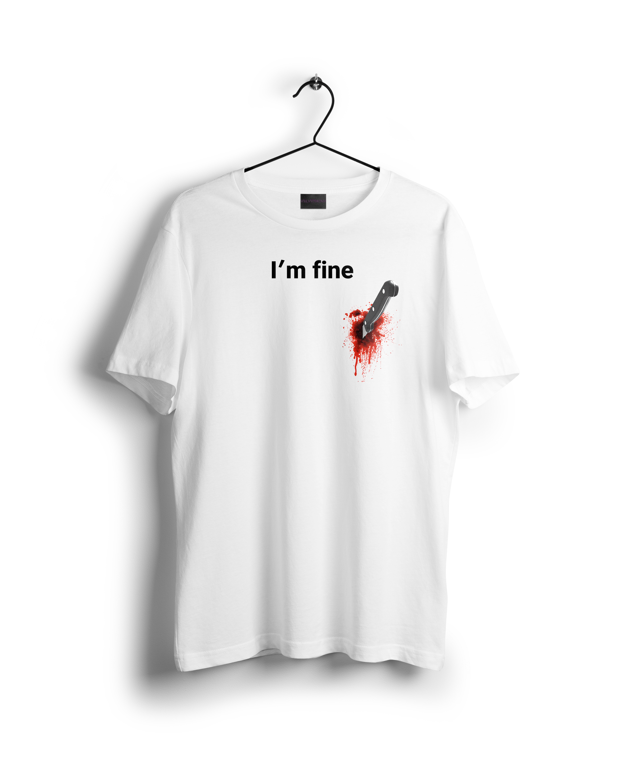 I'm Fine Knife T-shirt (Final Clearance Sale)