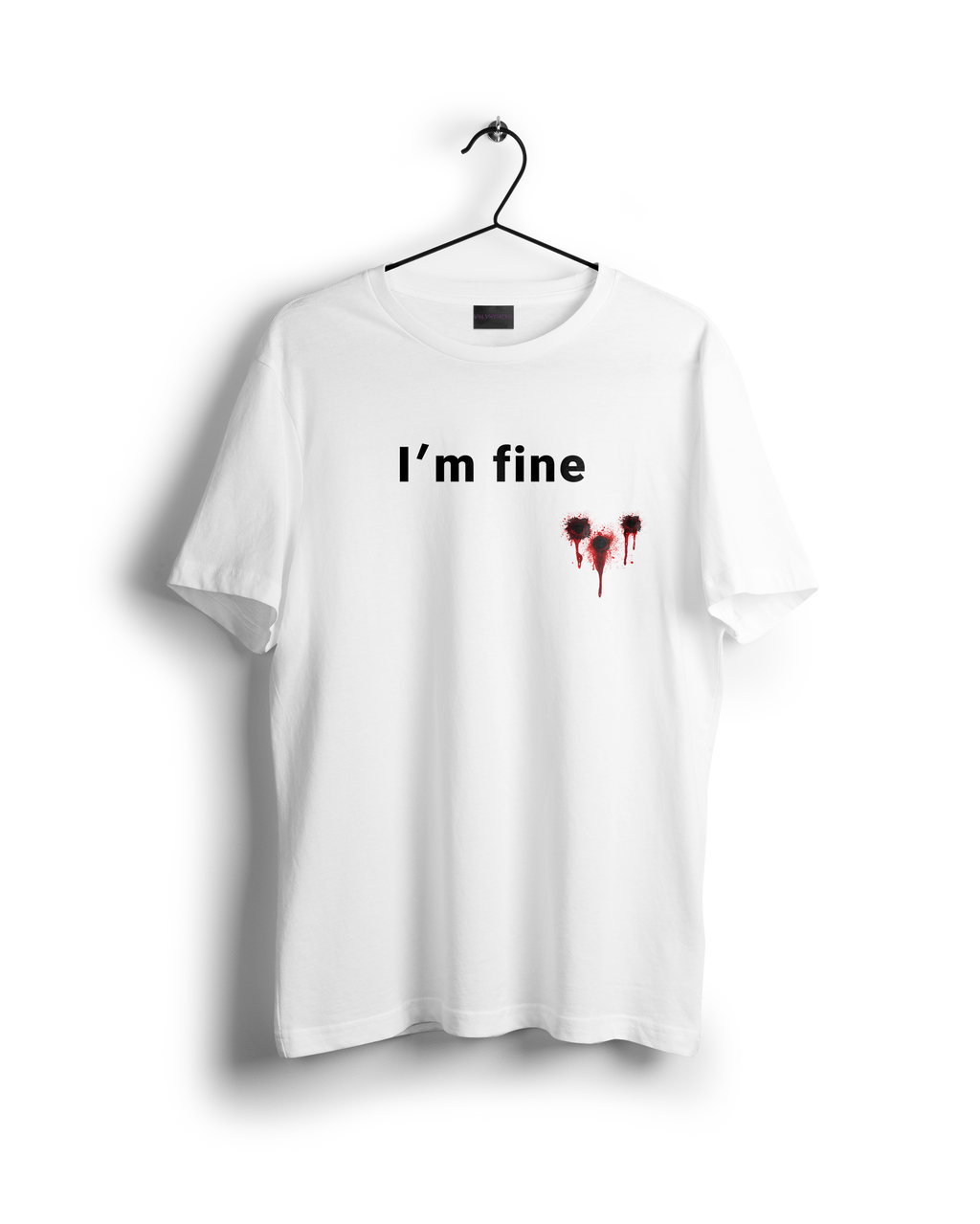 I'm Fine Multiple Gunshots T-shirt (Final Clearance Sale)