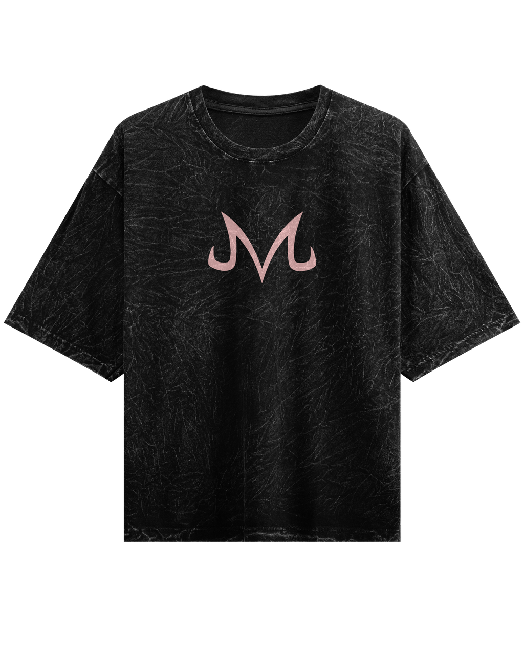 Majin Vegeta Acid Wash Oversized T-shirt (Final Clearance Sale)