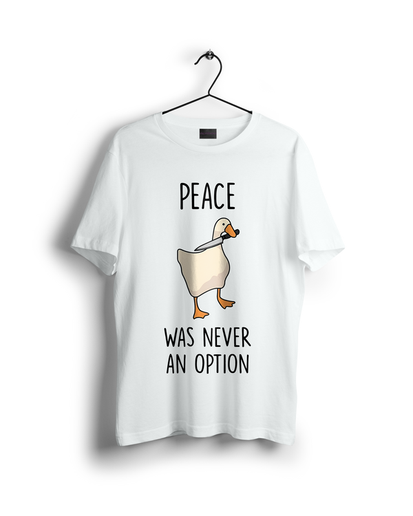 Peace was never an option Oversized T-shirt