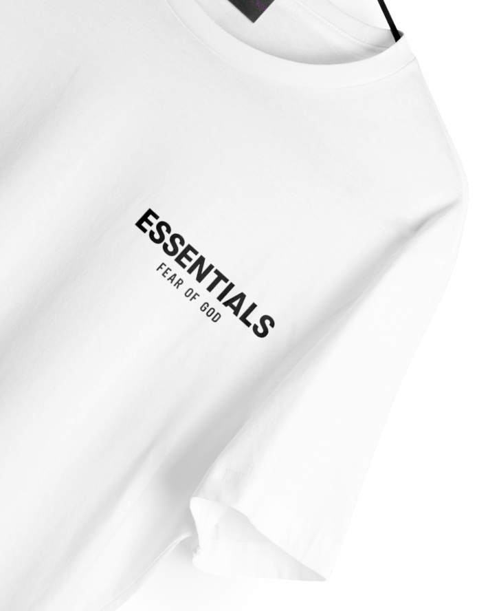Virat Kohli Favorite Essentials White Oversized Tshirt