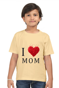 I Love Mom Boys Kids Tshirt