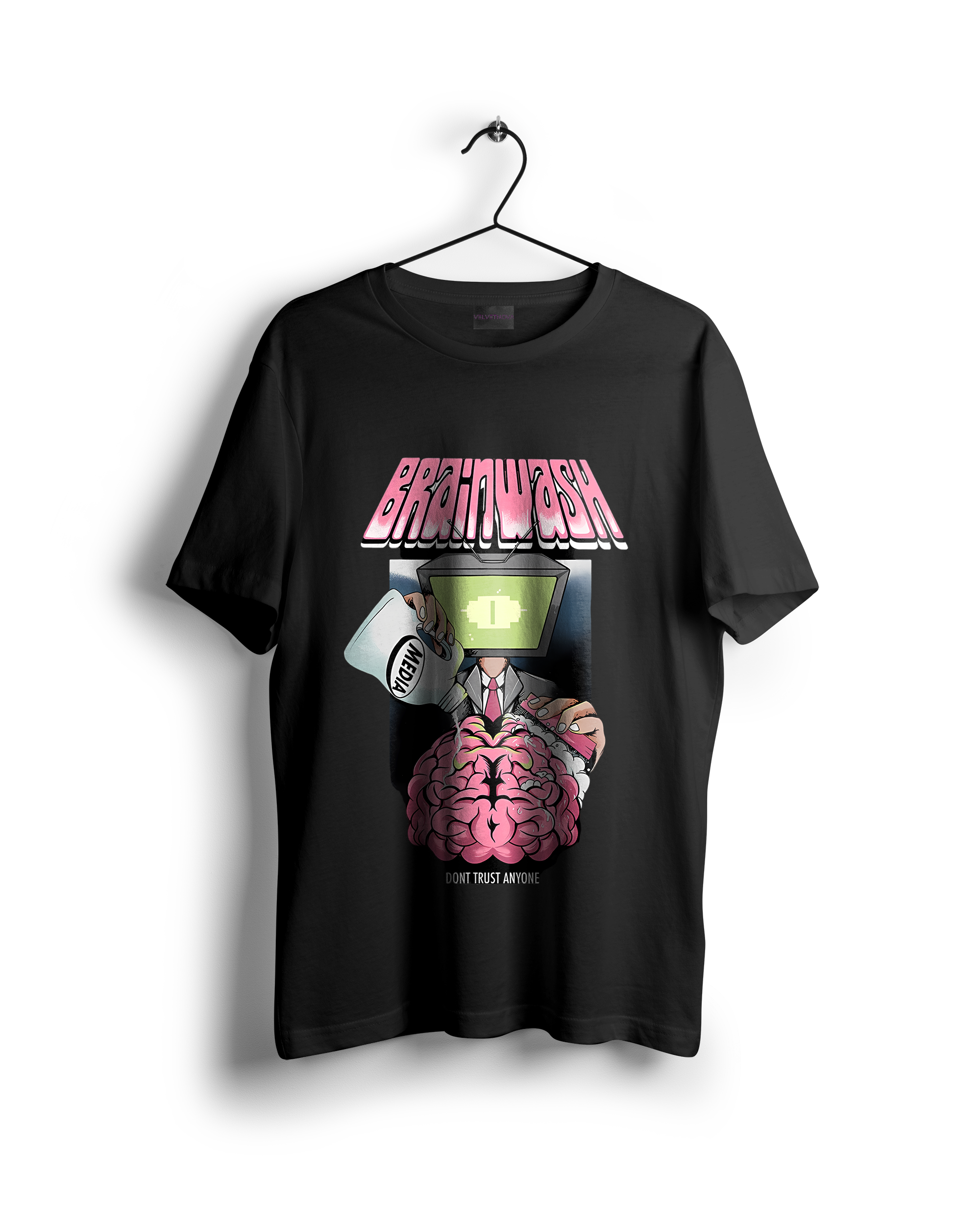 Brain Wash Printed Oversized T-shirt