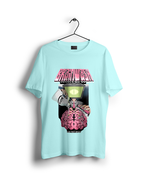 Brain Wash Printed Oversized T-shirt