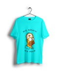 Simpsons No Brain No Pain Oversized T-shirt