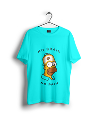 Simpsons No Brain No Pain Oversized T-shirt