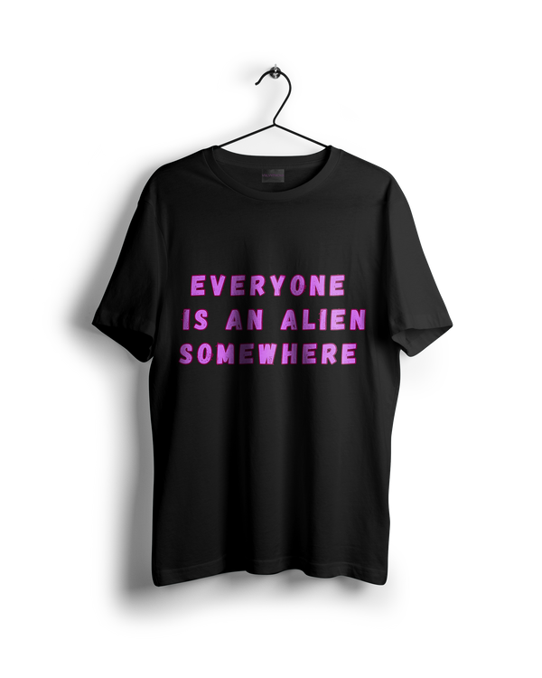 Everyone Is An Alien Somewhere Oversized T-shirt