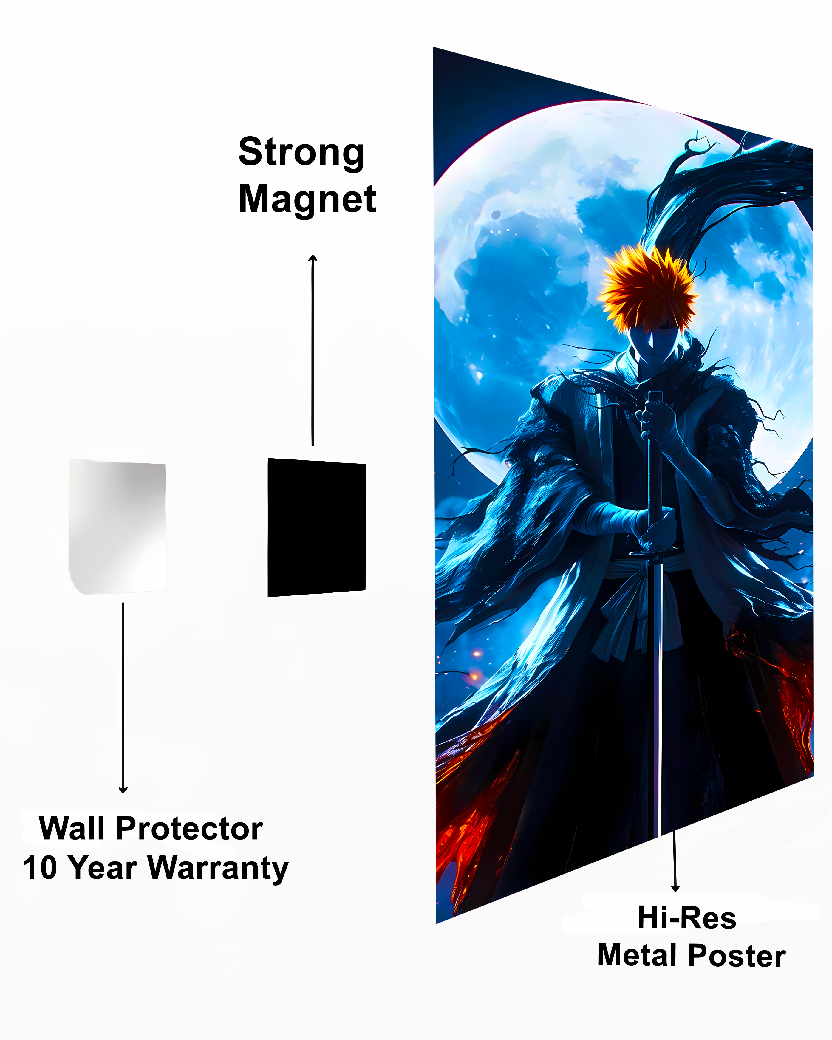 Ichigo Metal Poster