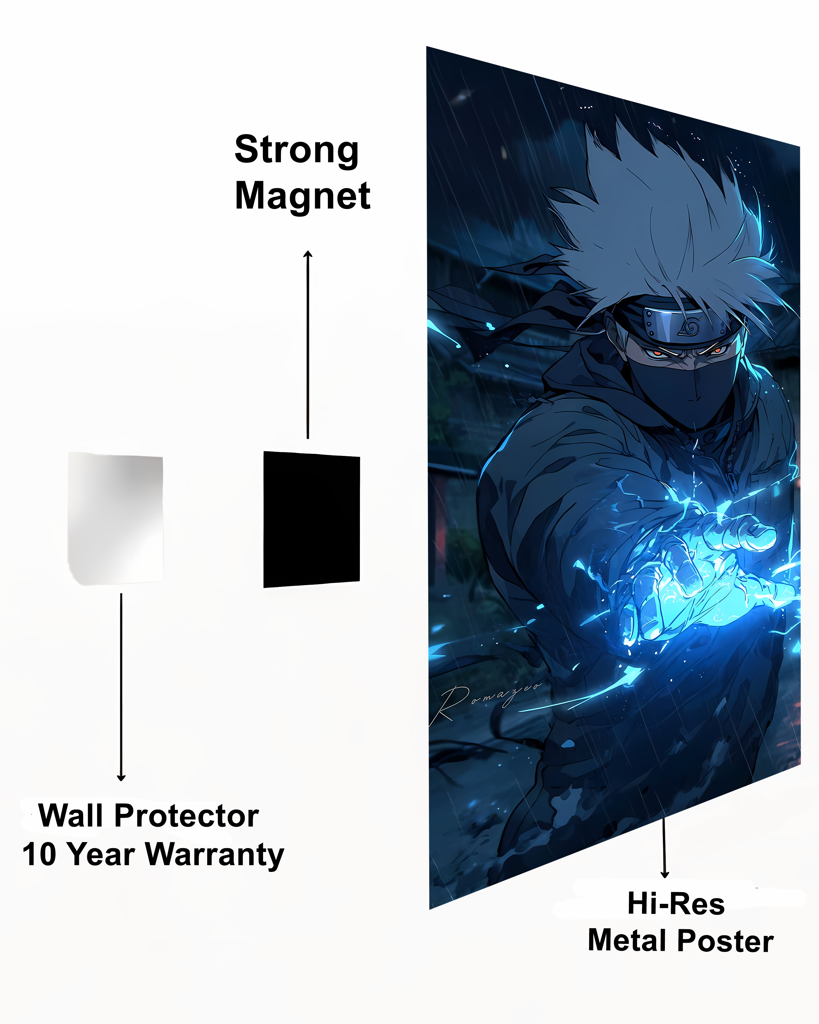 Kakashi Metal Poster