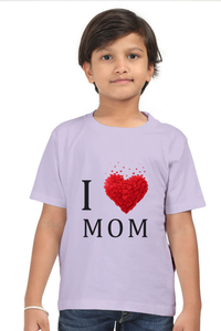 I Love Mom Boys Kids Tshirt