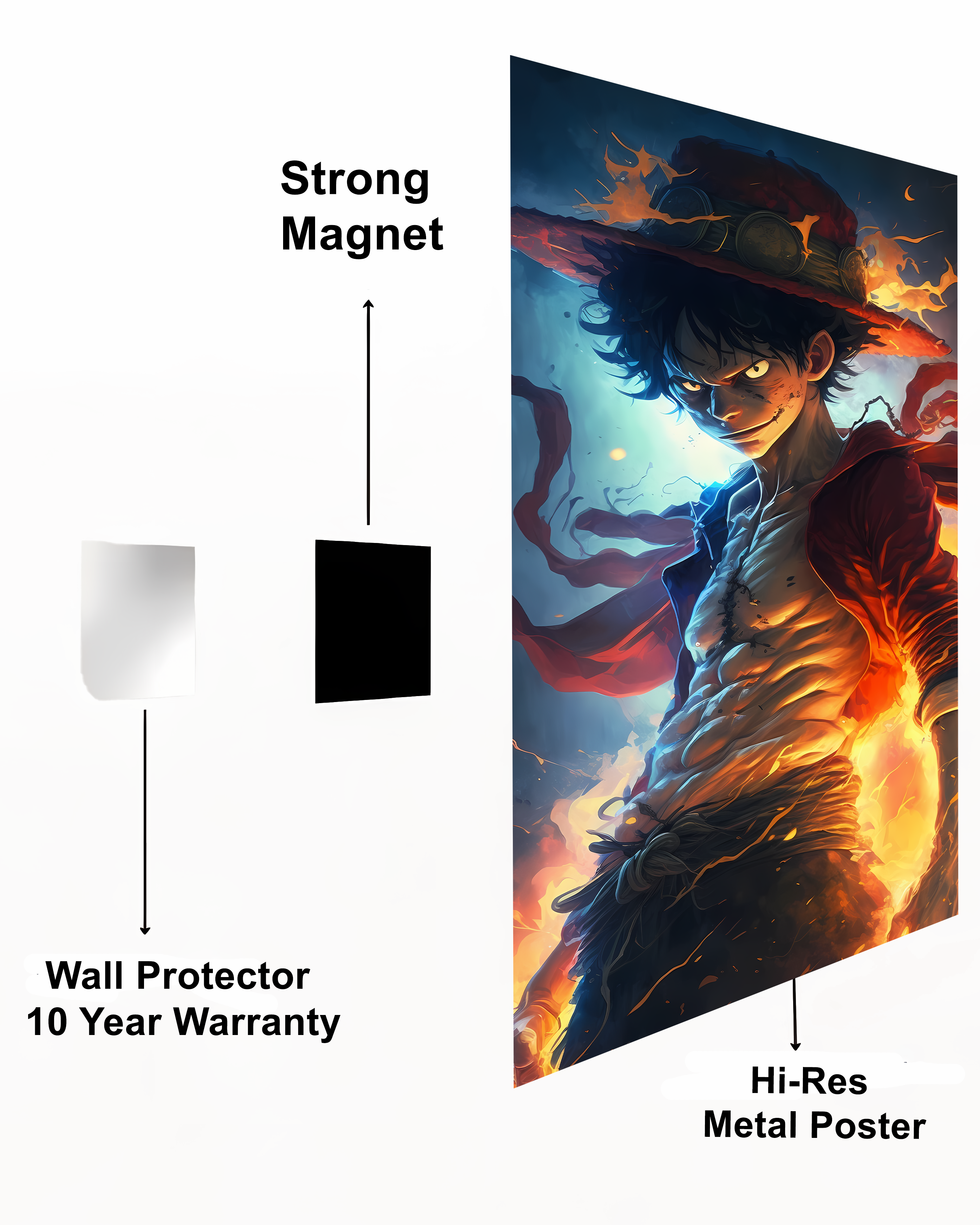 Luffy Metal Poster