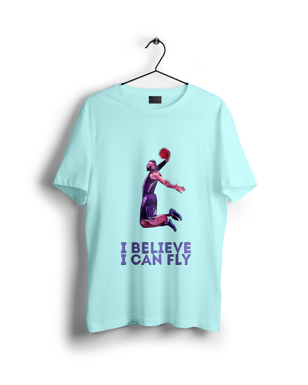 I Believe I Can Fly Basketball Love Oversized T-shirt