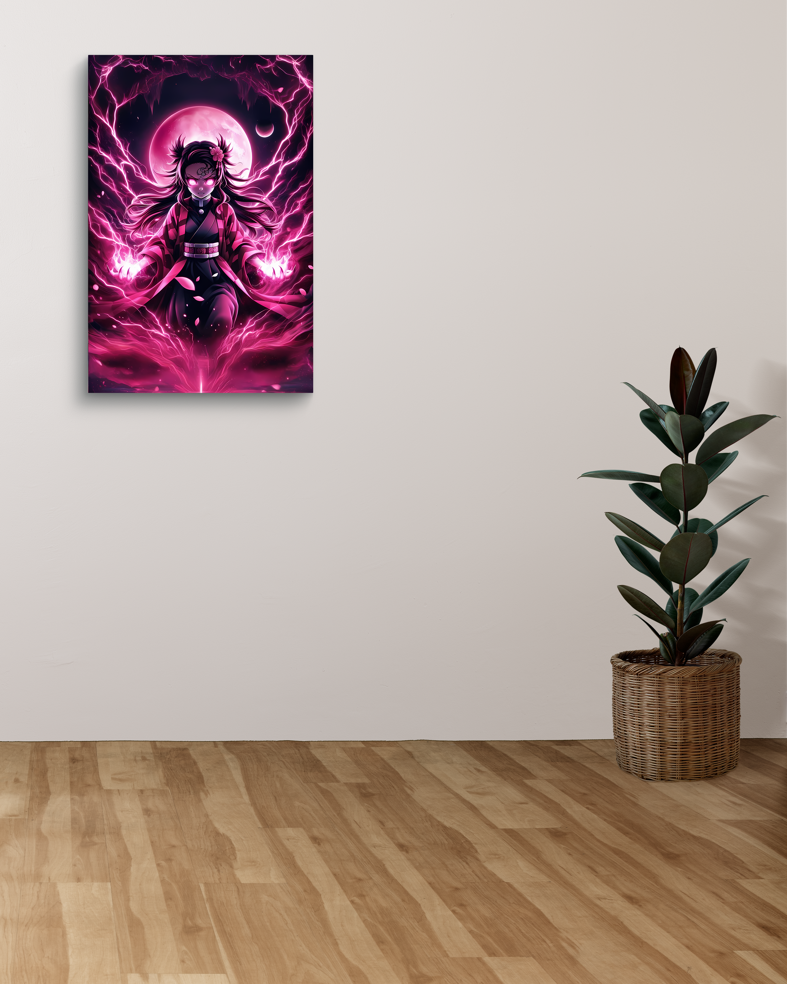 Nezuko Kamado Demon Slayer Metal Poster
