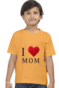 I Love Mom Boys Kids Tshirt