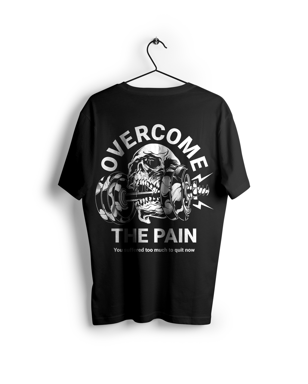 Overcome the Pain Gym Oversized T-shirt