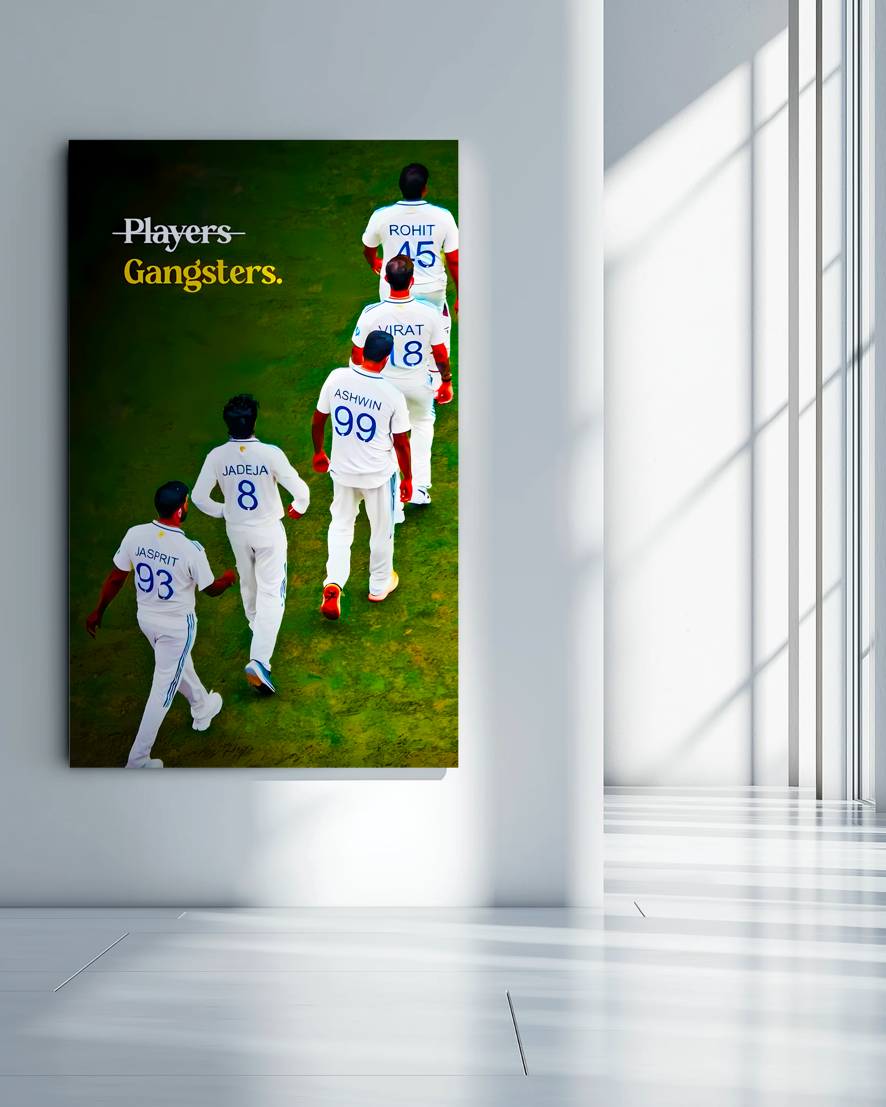 Gangster : Team India Metal Poster