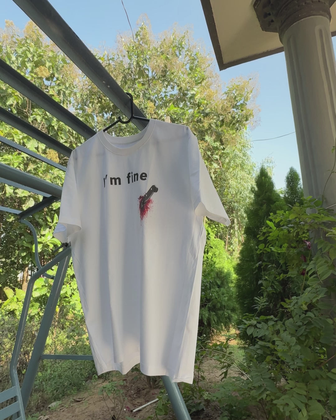 I'm Fine Knife T-shirt (Final Clearance Sale)
