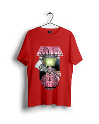 Brain Wash Printed Oversized T-shirt