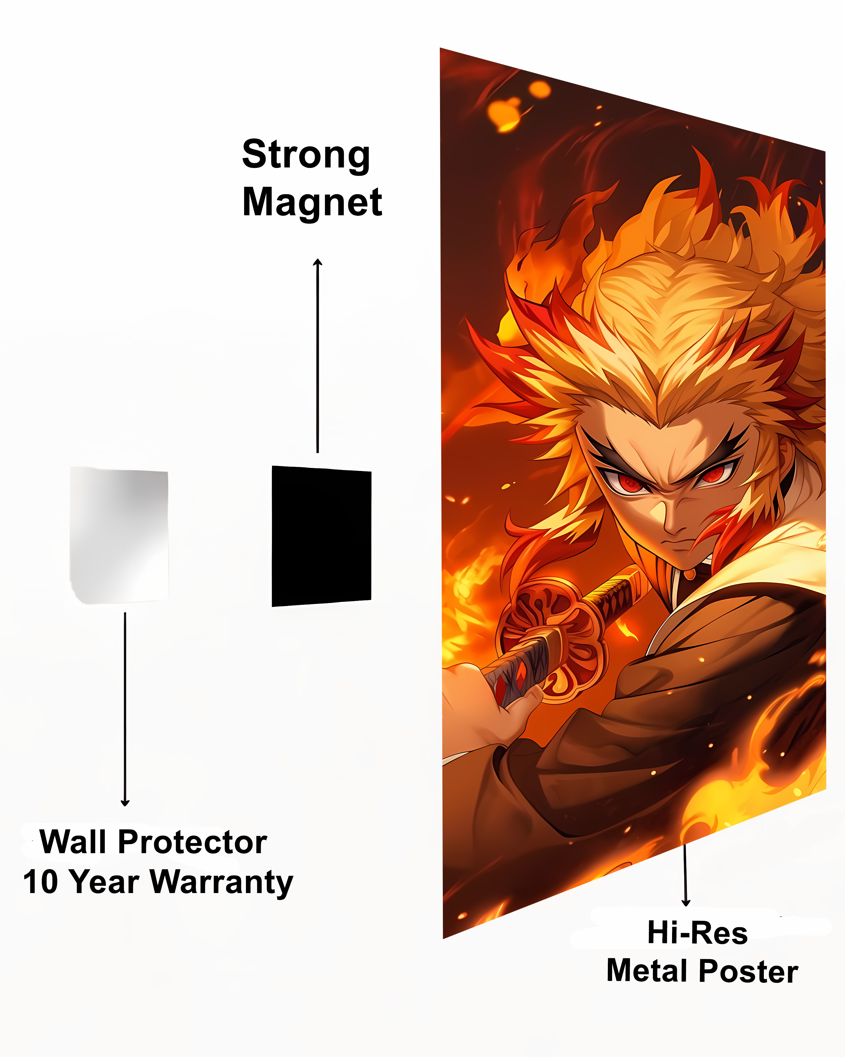 Rengoku Kyoujurou Metal Poster