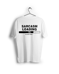 Sarcasm Loading Oversized T-shirt