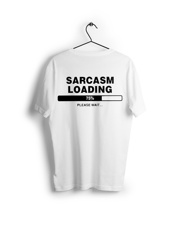 Sarcasm Loading Oversized T-shirt