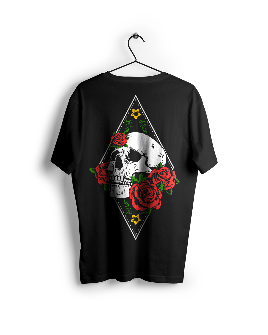 Rose Skull Oversized T-shirt