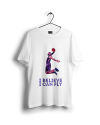 I Believe I Can Fly Basketball Love Oversized T-shirt