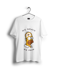 Simpsons No Brain No Pain Oversized T-shirt