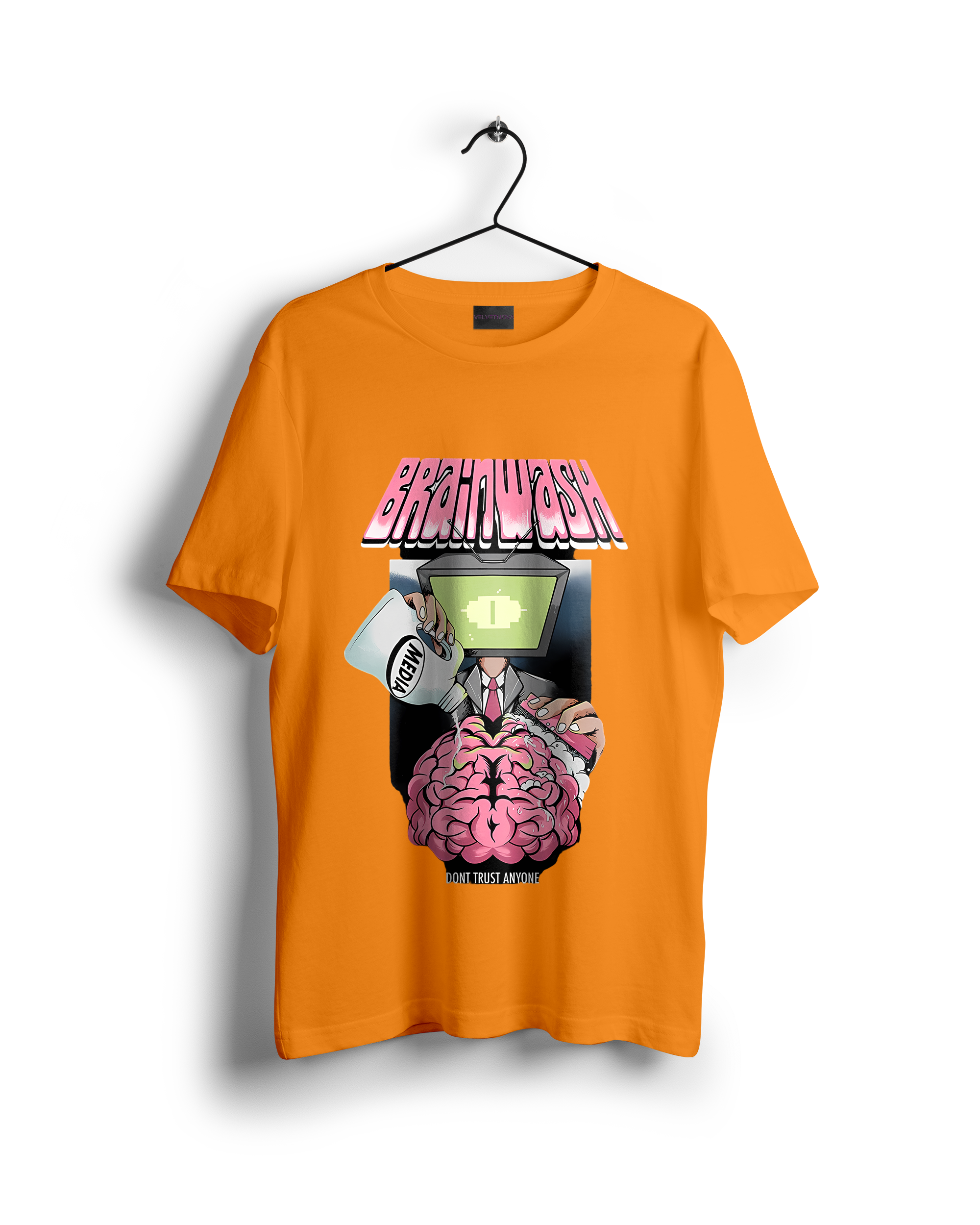 Brain Wash Printed Oversized T-shirt